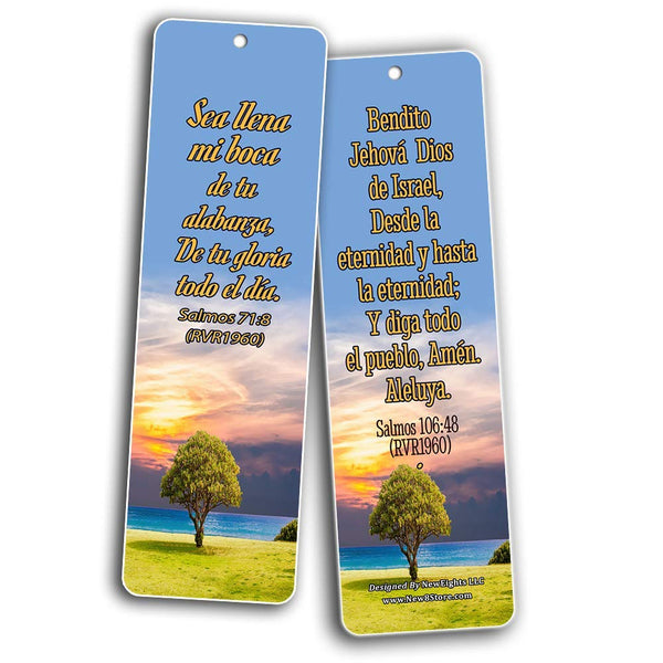 Spanish Powerful Bible Verses to Live by Bookmarks (RVR1960)