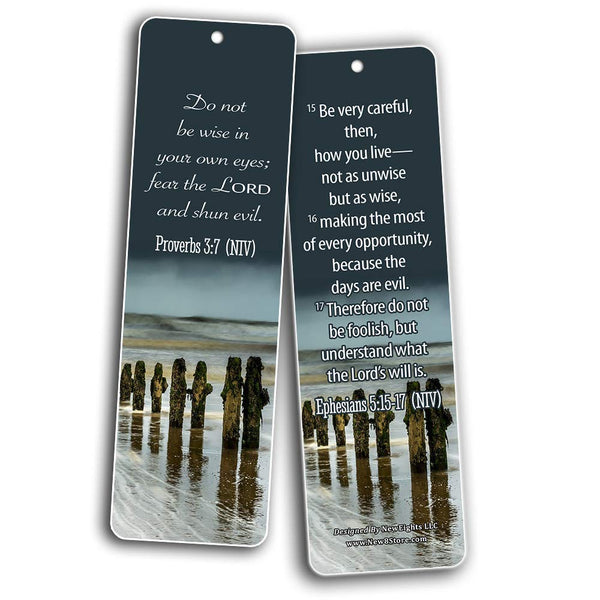 Powerful Bible Verses to Live by Bookmarks NIV (12-Pack)