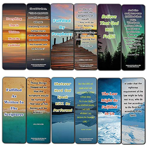 Living A Fulfilled Life Bible Bookmarks