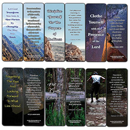 How To Live An Intentional Life Memory Verses Bookmarks (12-Pack)