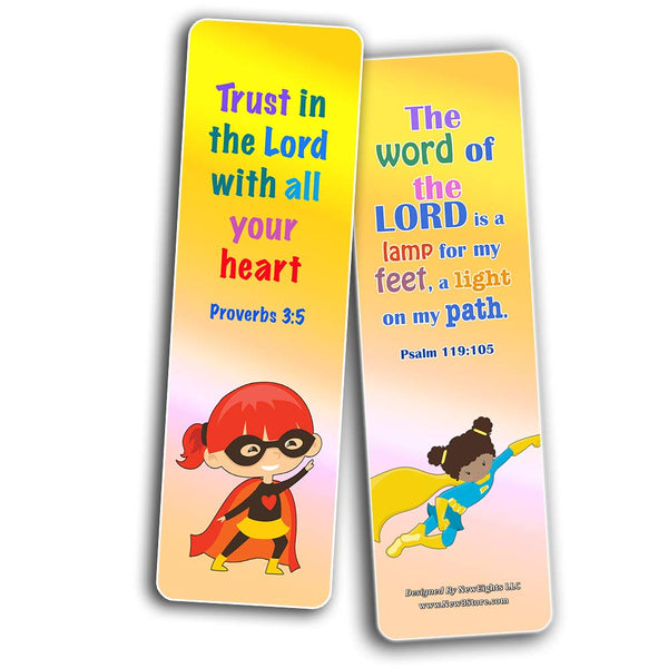 Religious Bookmarks for Kids - Super Hero