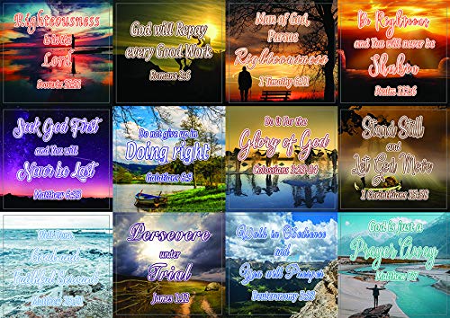 Righteousness & God's Rewards (20-Sheet) - Great Giftaway Stickers for Ministries