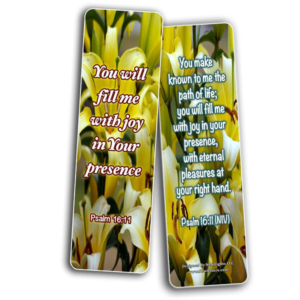 Powerful Bible Verses to boost Your Happiness Bookmarks