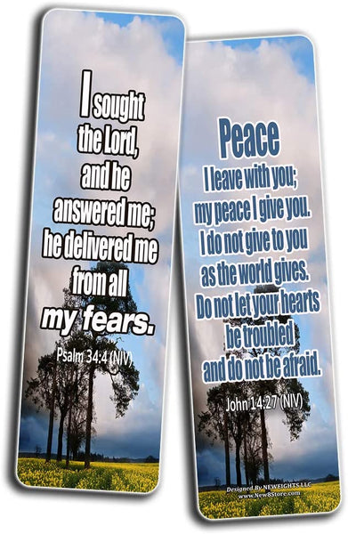 Bible Verses About Stress and Anxiety NIV (30-Pack)