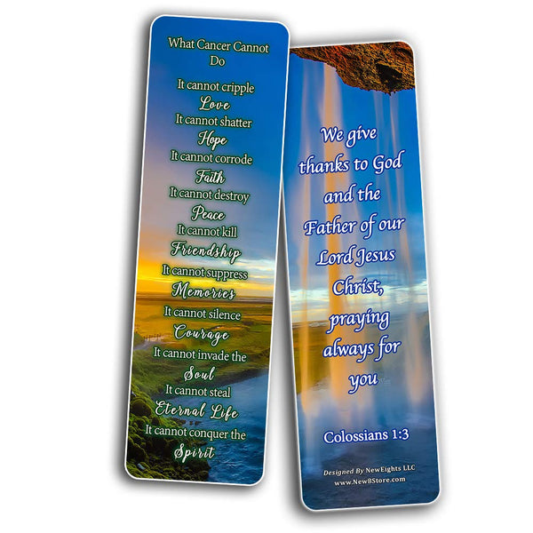 What Cancer Cannot Do Christian Bookmarks