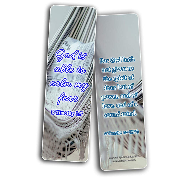 Bible Verses to Help You Sleep Bookmarks Cards