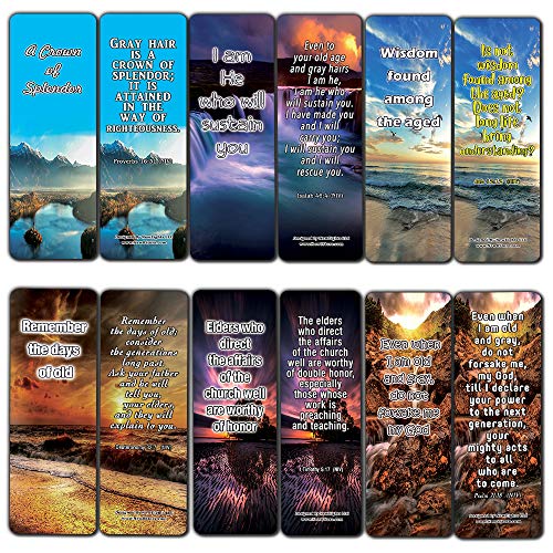 Popular Bible Verses for Senior Citizens Bookmarks
