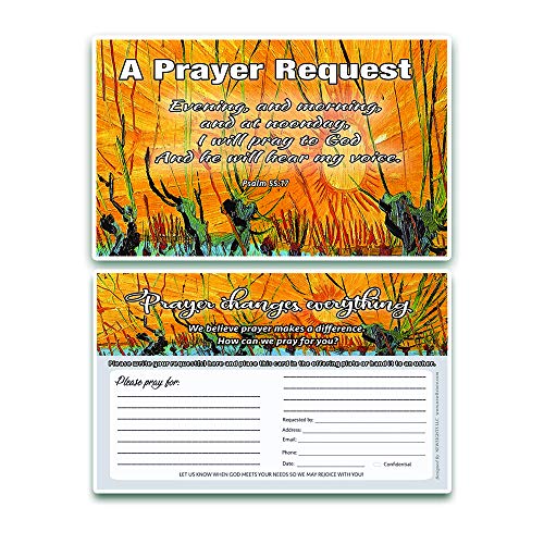 Prayer Request Pew Cards (60-Pack) - NEPC1041 Paintings