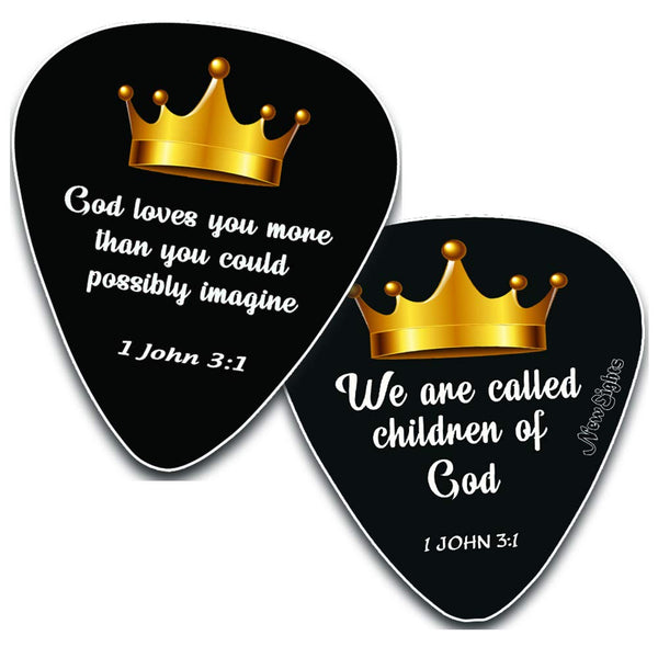 Christian Love You 3000 Guitar Picks (12 Pack)