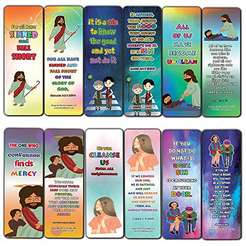We all sinned in the sight of God Memory Verses Bookmarks