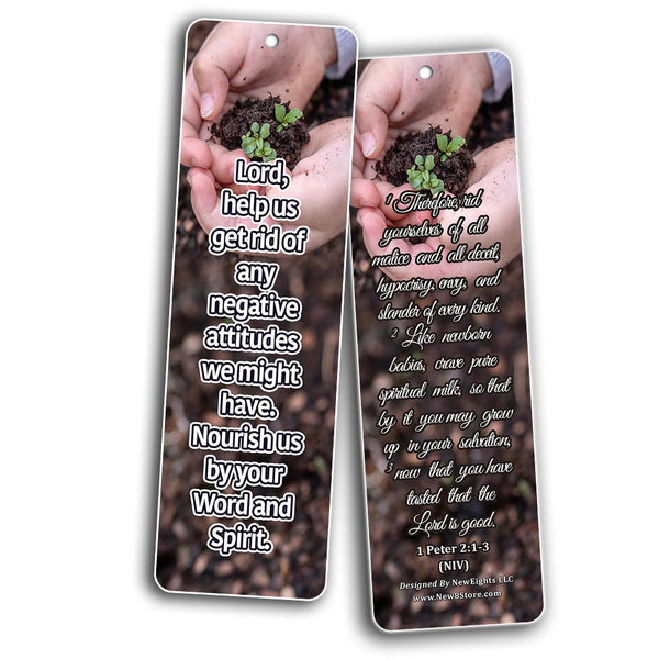 Powerful Bible Verses Bookmarks - Spiritual Growth