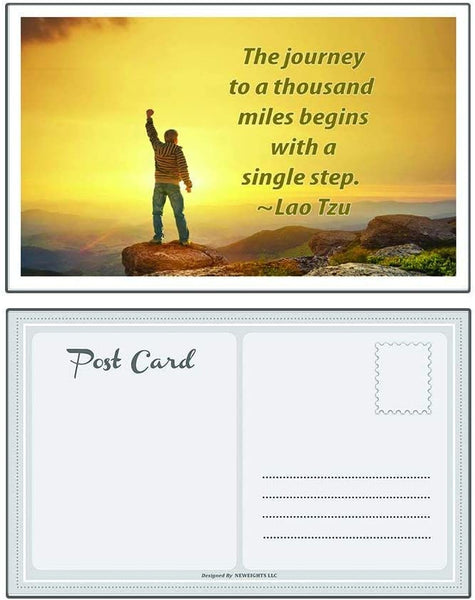 NewEights Inspirational Quotes Postcards (30 Pack)