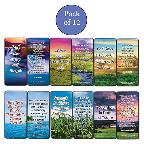 Having Strength During Hard Times Bible Bookmarks