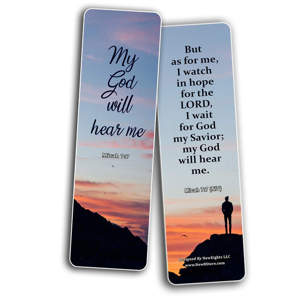 Religious Bookmarks About Waiting on God to Answer Prayer
