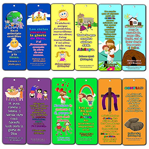 Spanish Powerful God Memory Verse RVR1960 Bookmarks (30-Pack)