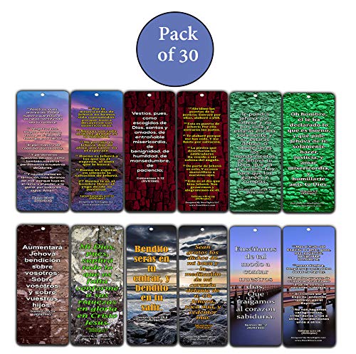 Spanish 12 Powerful Scriptures to Start Your Day - RVR1960 (30-Pack)