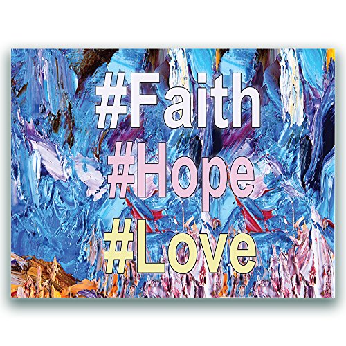 NewEights Christian Inspirational Bible Verses Poster - A3 Size -How Great is Our God Theme - War Room Decor (24 Pack)