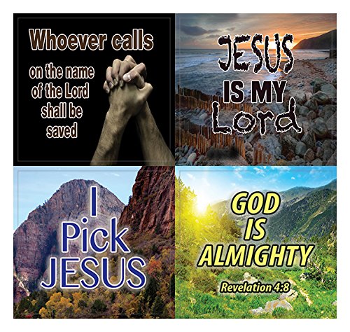 Almighty God Stickers (20-Sheet) - Perfect Giftaway for Ministries