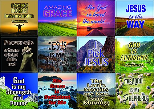 Almighty God Stickers (20-Sheet) - Perfect Giftaway for Ministries