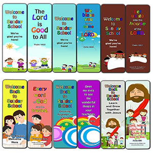 Welcome to Sunday School Bookmarks Cards Series 1