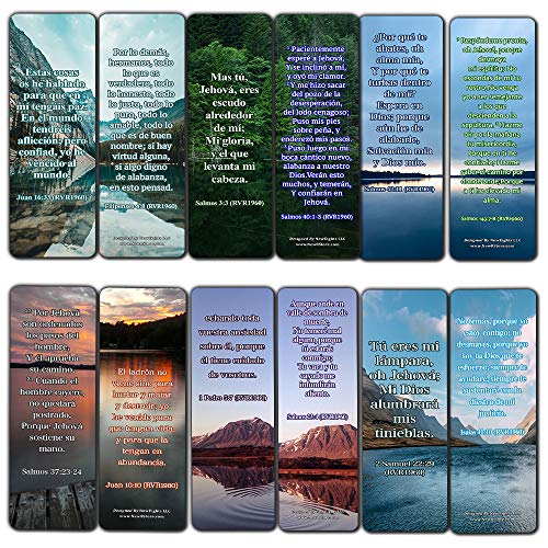Spanish Encouraging Scriptures for Those Overcoming Depression Bookmarks (60-Pack)