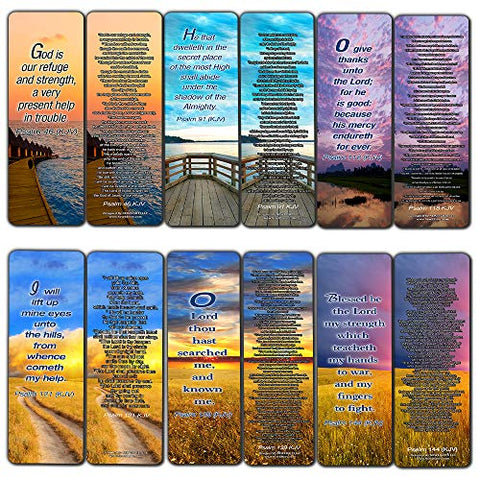 Psalm Bookmarks KJV Version