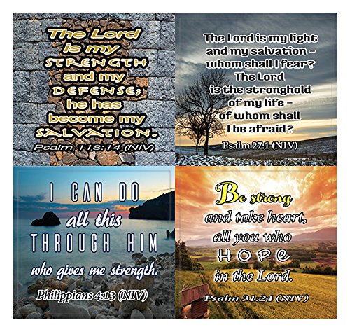 Be Strong Stickers (20-Sheet) - Great Variety Stickers with Motivational Quotes