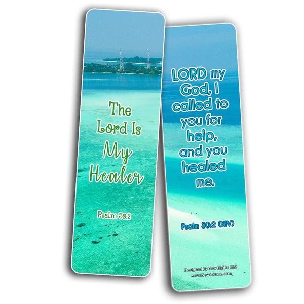 Scriptures Bookmarks - Bible Verses about Healing Scriptures and Comforting Bible Verses for Illness