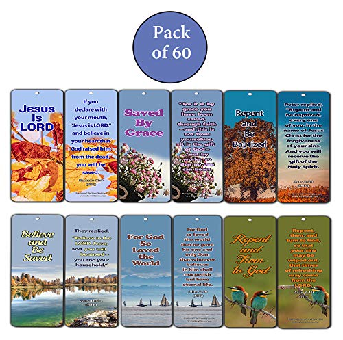 Bible Verses About the True Meaning of Salvation Bookmarks