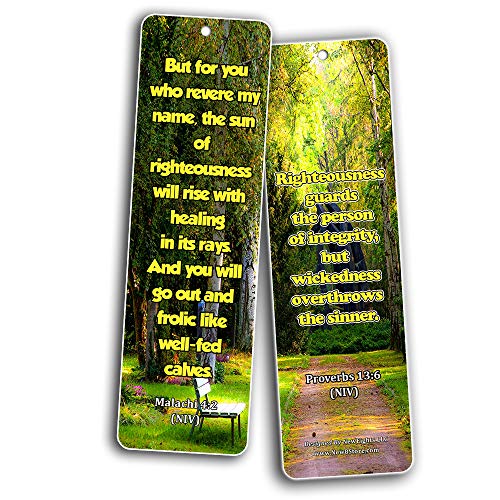 Bible Scriptures about Righteousness (60-Pack)