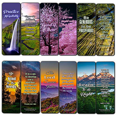 Kindness Scriptures Cards Bookmarks