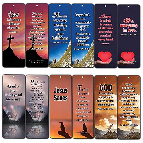 Popular Bible Verses about God's Love Bookmarks (30-Pack)