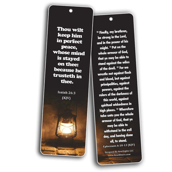 KJV Religious Bookmarks - Bible Verses About Trusting the Lord During Crisis