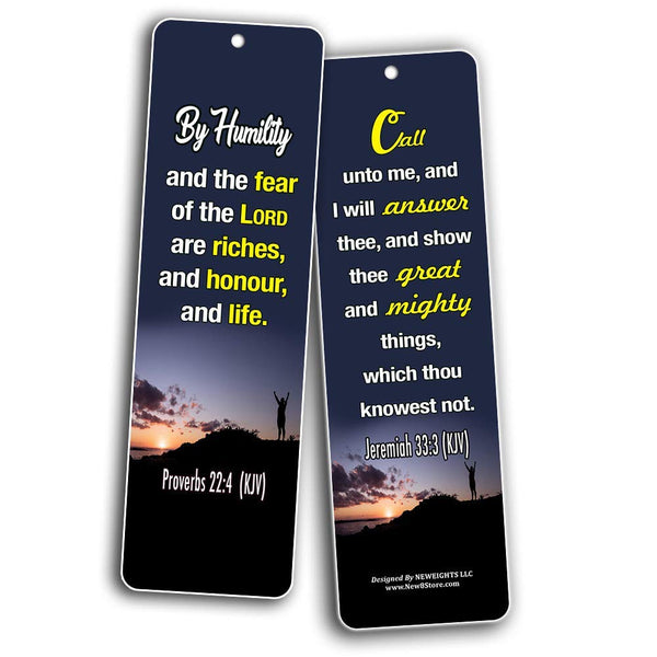 Success Bible Verses Bookmarks KJV