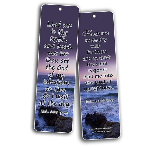 Powerful Bible Verses to Live by Bookmarks KJV