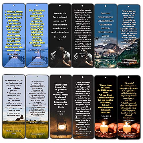 Success Bible Verses Bookmarks KJV (60-Pack) - Handy Bible Verses About Success Collection