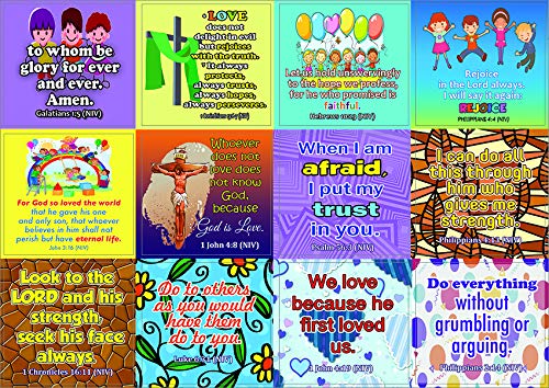 Christian Stickers for Kids (10-Sheet)