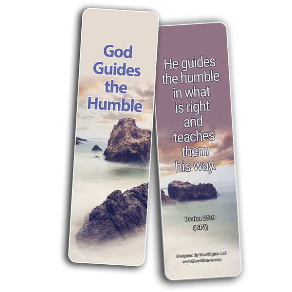 Bible Verses About Being Humble Bookmarks