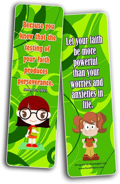 NewEights Famous Verses and Quotes on Faith (30-Pack) – Daily Motivational Card Set – Collection Set Book Page Clippers – Ideal for Church Events
