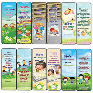 Jesus Throughout the Bible Bookmarks Series 1