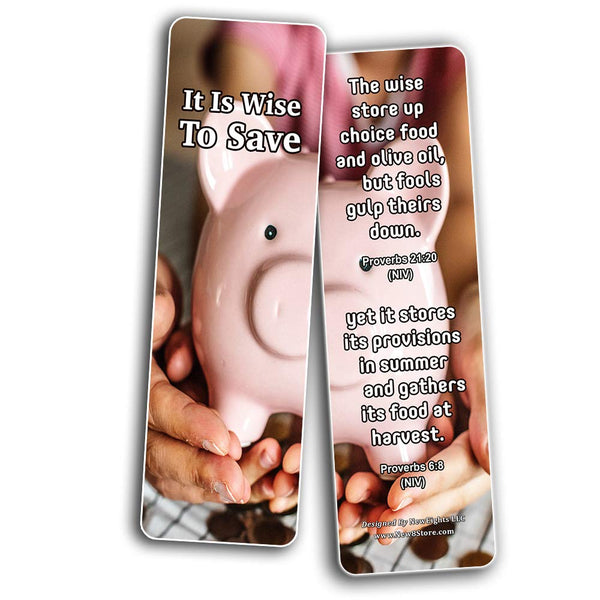 Christian Bookmarks for Biblical Financial Principles Series 4