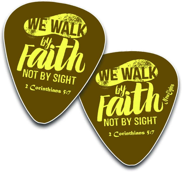 Christian Guitar Picks - Amazing Grace - 12 Pack