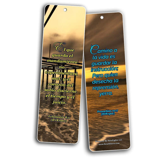 Spanish Scriptures Bookmarks - Rewards for Obeying God