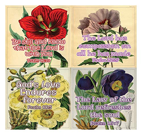 Christian Stickers for Women Series 5 (5-Sheet) - Great Variety Colorful Stickers