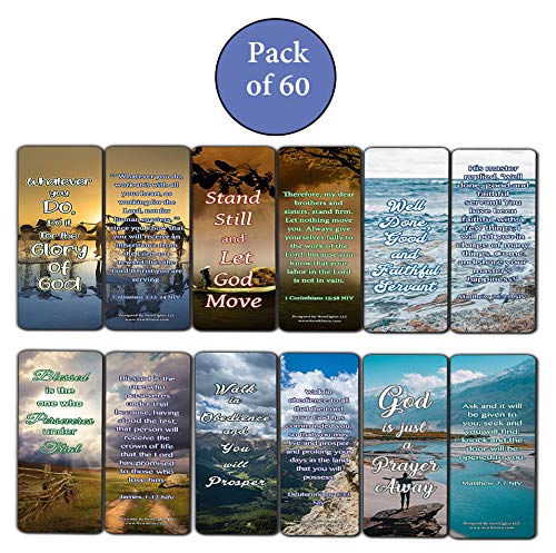 Encouraging Scriptures Bookmarks About Rewards For Obeying God (60-Pack)
