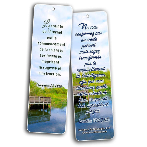 French Wisdom Bible Verse Bookmarks