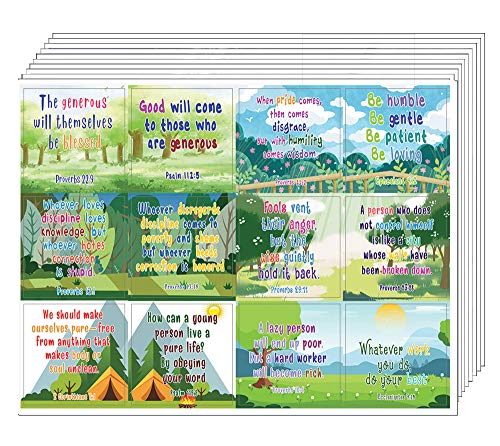 Awesome God Stickers for Kids (20-Sheet) - Great Giftaway Stickers for Ministries