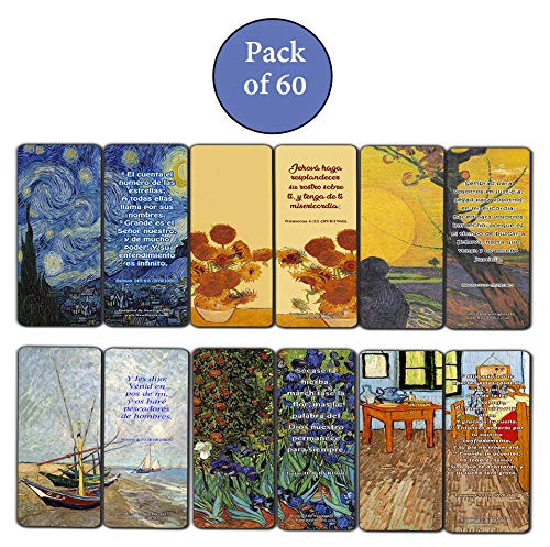 Spanish Wonderful Magnificent God Bible Verses Bookmarks (60 Pack) - Perfect Giveaways for Sunday School and Ministries Designed to Inspire Women
