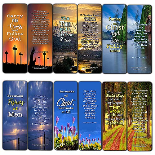Scriptures Cards Bookmarks on the Importance of Discipleship (30 Pack) - Handy Reminder About Making Disciples