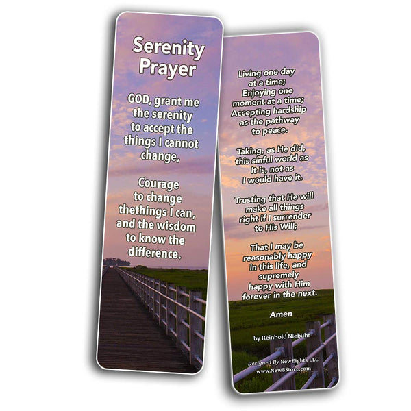 The Serenity Prayer Bookmarks